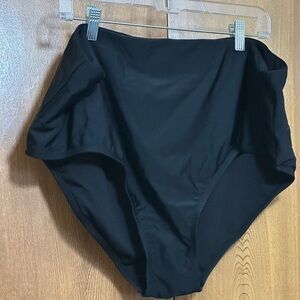 Plus size swimsuit bottoms black